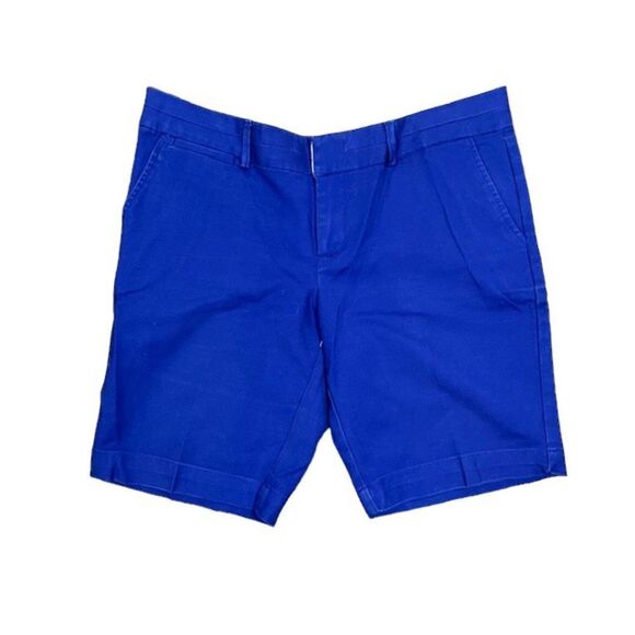 Banana Republic Stretch Cotton Chino Royal Blue Women's Size 8 Petite - Picture 1 of 10